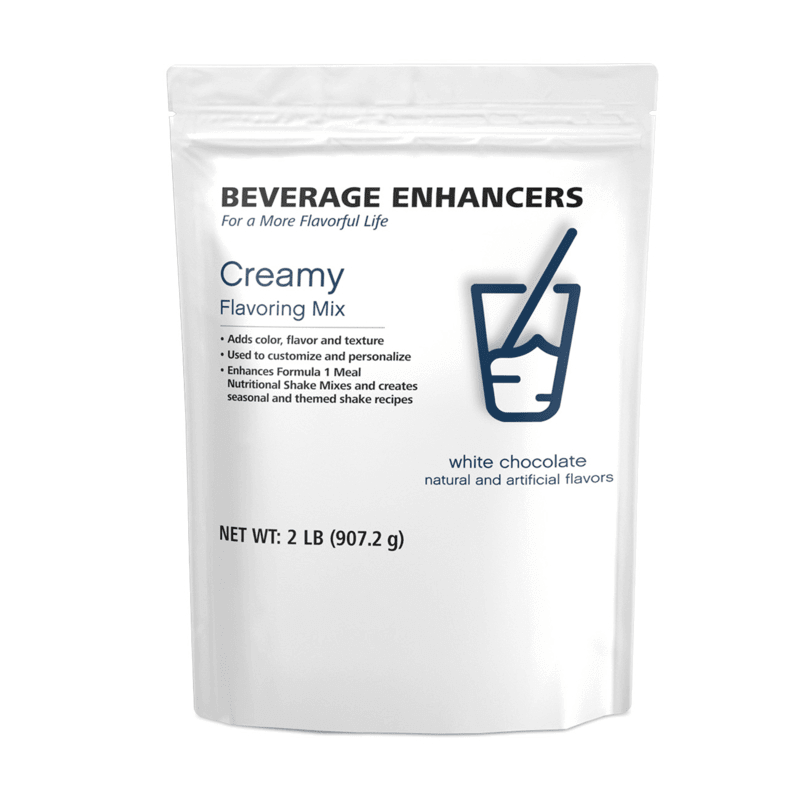 Creamy Flavoring Mix | Rich & Creamy Flavor Blend 2 lb pouch for shakes and smoothies with sugar-free white chocolate flavor.