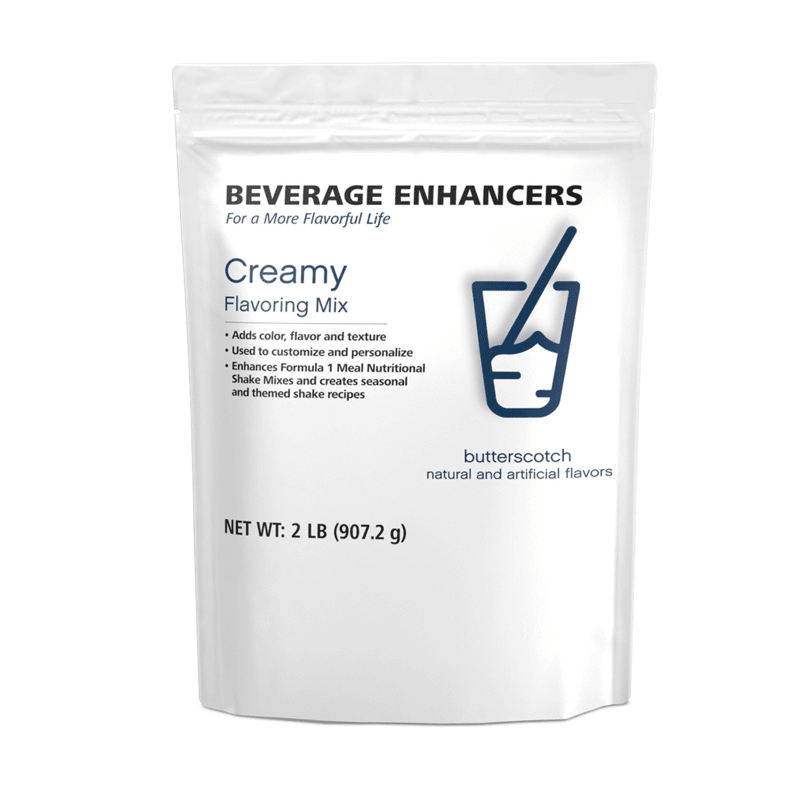 Creamy Flavoring Mix | Rich & Creamy Flavor Blend in a 2 lb pouch for enhancing shakes with sugar-free butterscotch flavor.
