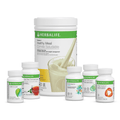 AlVivo Advanced Program kit with Herbalife products including Formula 1 Nutritional Shake for weight management.