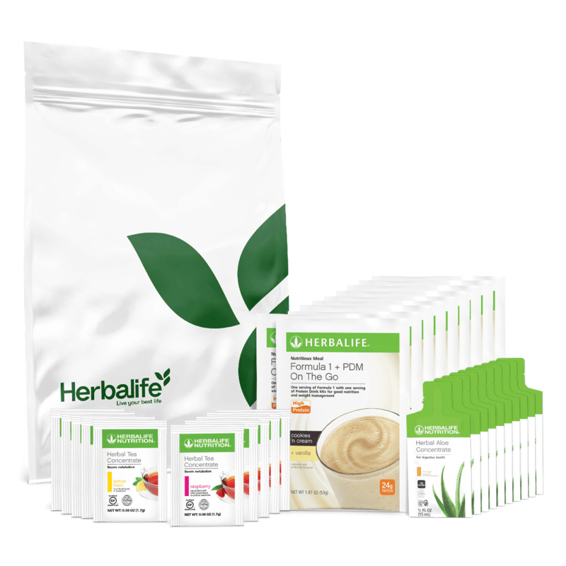 AlVivo Classics On-the-Go Kit 10 Count Daily Nutrition featuring Herbalife products for daily wellness.