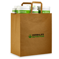 Herbalife Nutrition Paper Bags - Set of 10 Eco shown with nutritional products in a sustainable brown paper bag.