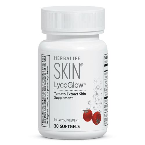 AlVivo LycoGlow: Inner Skin Radiance & Antioxidant Boos - Herbalife SKIN tomato extract supplement bottle