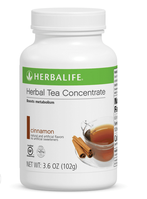 Herbal Tea Concentrate in 3.6 OZ featuring cinnamon flavor, boosts metabolism with 85 mg of caffeine per serving.