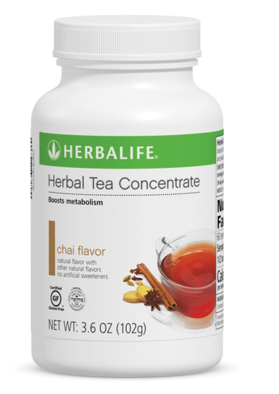 Herbal Tea Concentrate in chai flavor, 3.6 OZ (102g), boosts metabolism and provides caffeine energy.