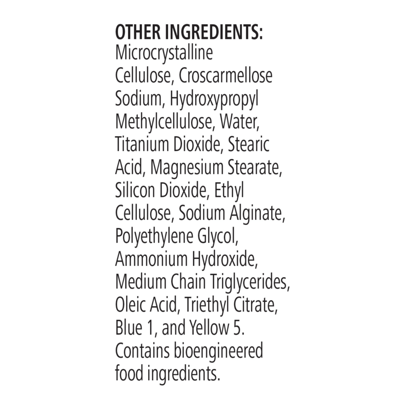 Other ingredients list for Mega Garlic Plus: Heart & Circulation Health Sun including cellulose and bioengineered food ingredients.