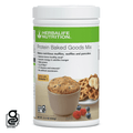 Protein Baked Goods Mix container for muffins, waffles, and pancakes, promoting healthy meals with high protein.