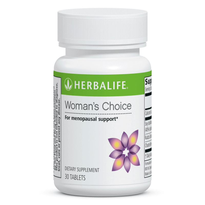 Woman's Choice | Daily Support dietary supplement bottle for women's comfort and well-being.