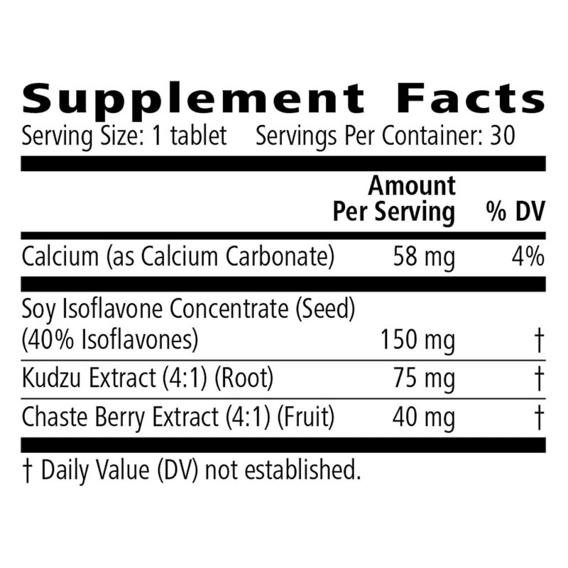 Supplement Facts for Woman’s Choice | Daily Support showing ingredients and nutritional information.