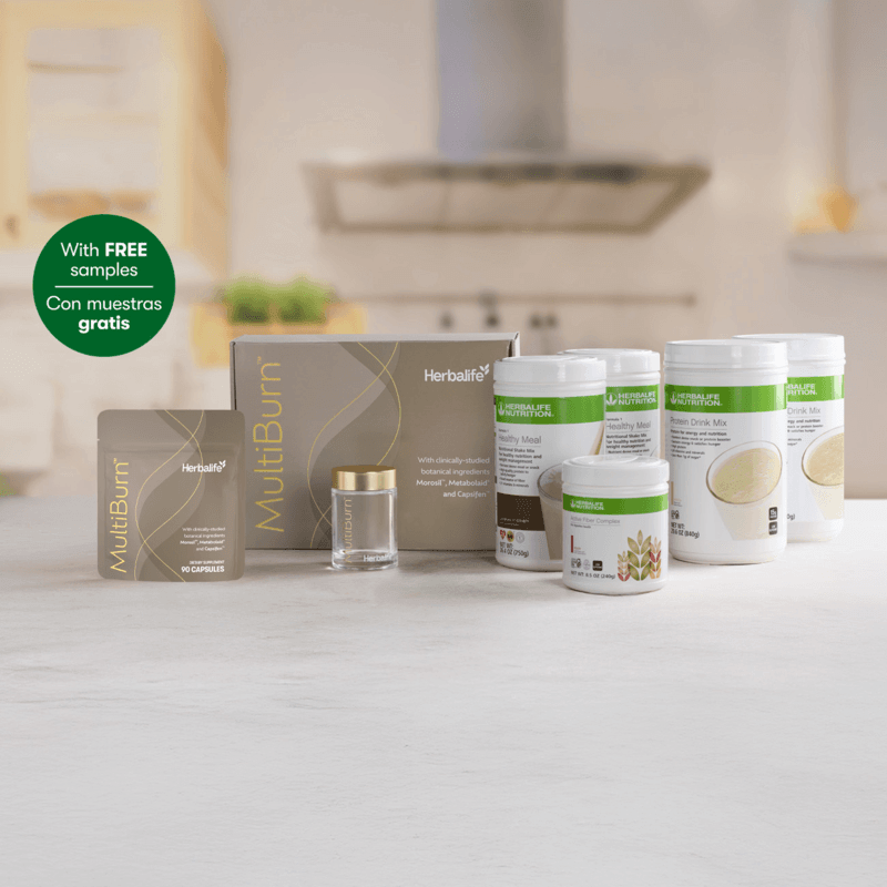 Evolve Weight Loss Program - Implies guaranteed weight loss results with MultiBurn™ and Herbalife nutrition products.