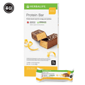 AlVivo's Protein Bar Deluxe, Citrus Lemon flavor, chocolate-covered protein snack, 10g protein for healthy lifestyle.