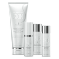 Herbalife SKIN Basic Program For Normal to Oily Skin with cleanser, toner, moisturizer, and night cream.