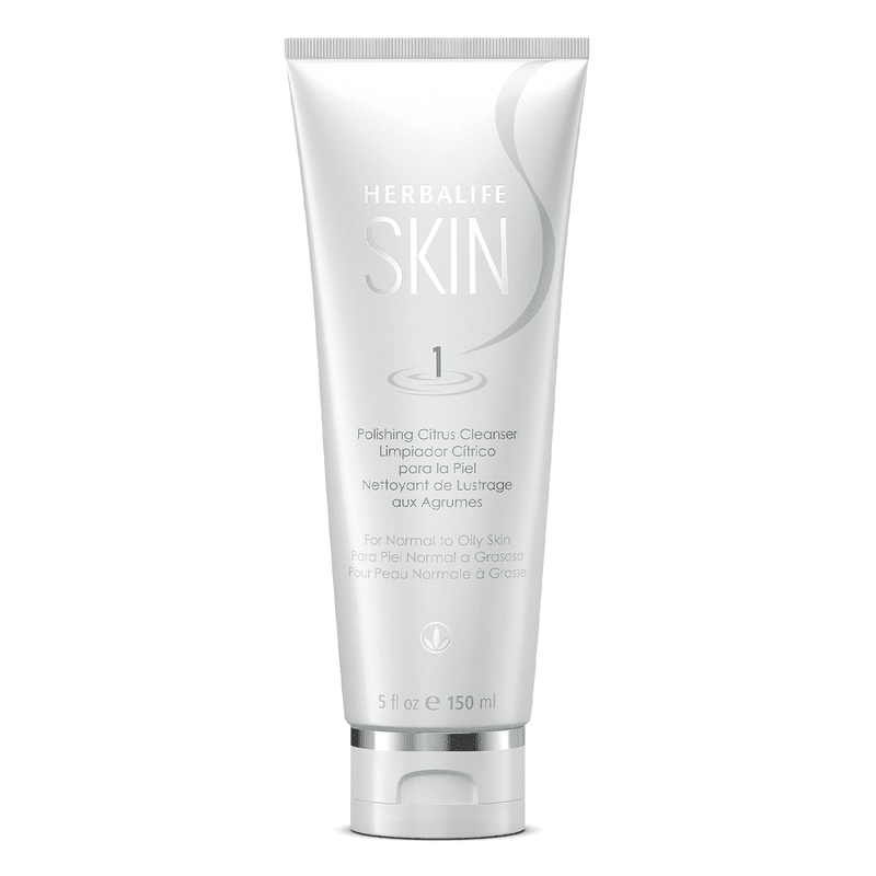 Herbalife SKIN® Polishing Citrus Cleanser in a tube for normal to oily skin, removes impurities and revitalizes.