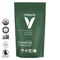 HERBALIFE V Plant-Based Immune Support (20 servings) dietary supplement package with vegan and USDA organic labels.