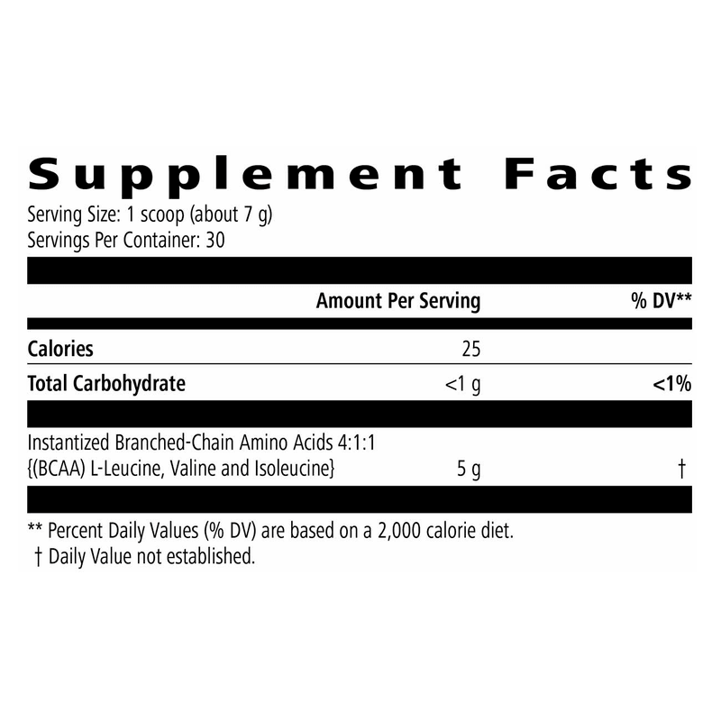 Supplement Facts for Herbalife24 BCAAs: Green Apple showing calories, carbs, and amino acids per serving.