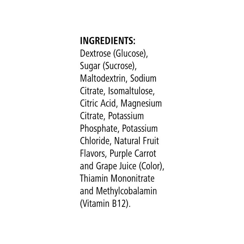 Herbalife24 Drive: Açaí Berry 29 Oz. ingredients list including electrolytes and vitamins for performance.