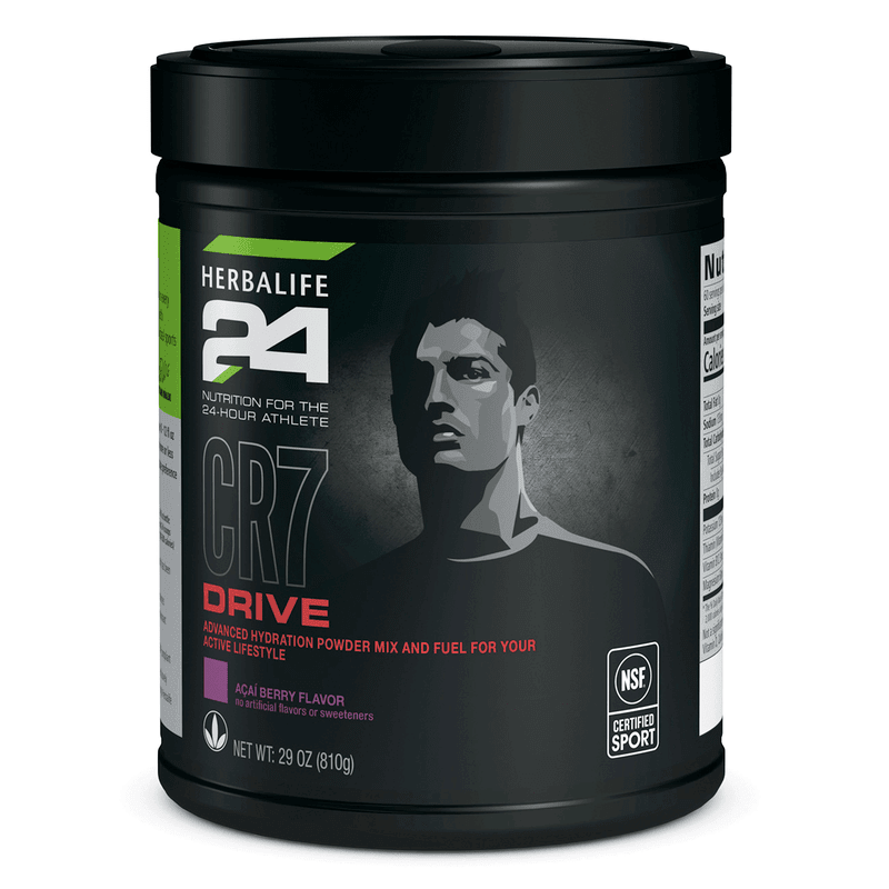 Herbalife24 Drive: Açaí Berry 29 Oz. sports drink with electrolytes for hydration and energy, no artificial flavors.