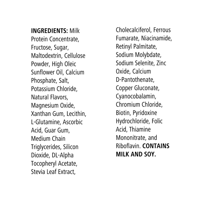 Herbalife24 Formula 1 Sport: Creamy Vanilla ingredients list including protein and vitamins.
